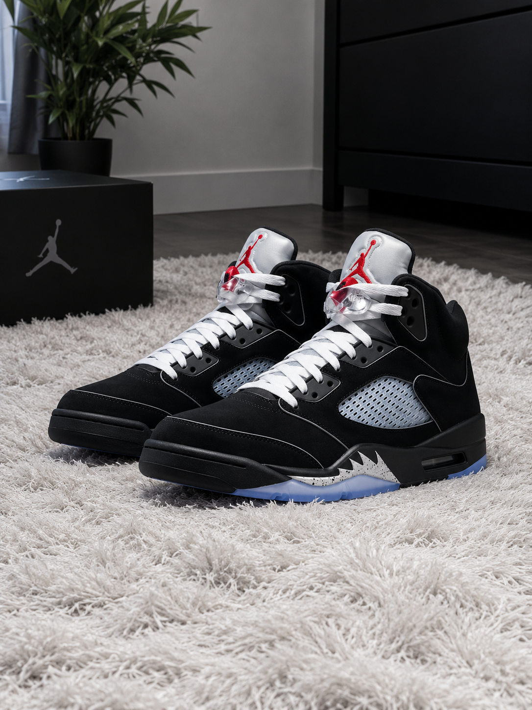 Jordan 5 Black Metallic Reimagined