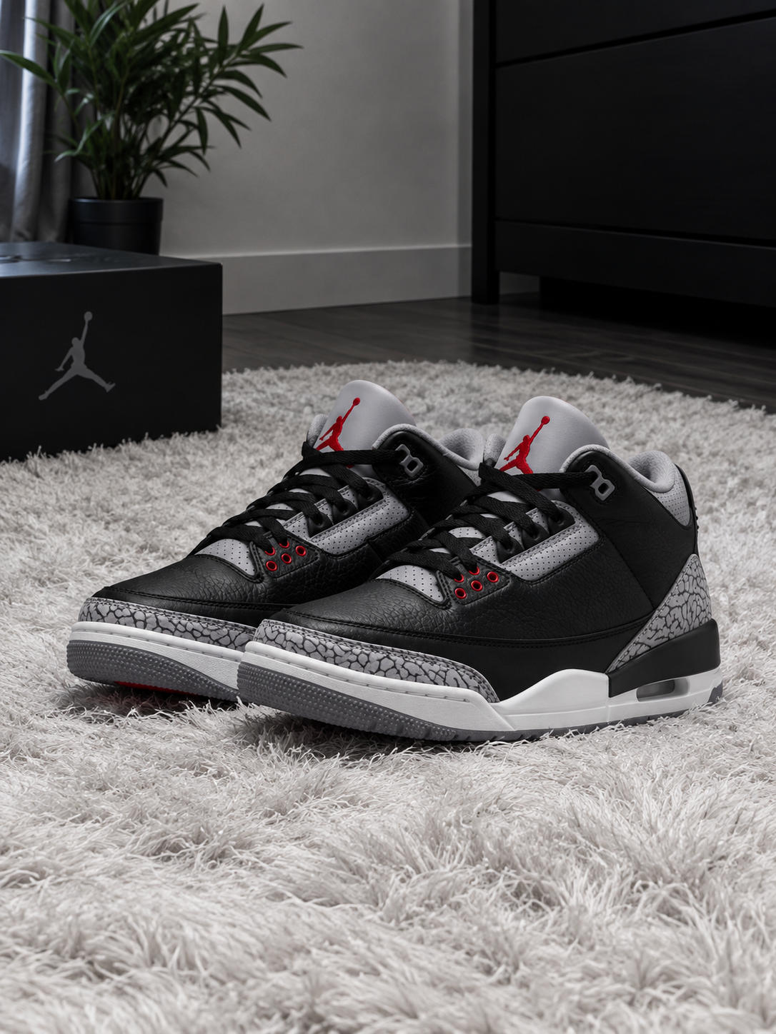 Jordan 3 Black Cement